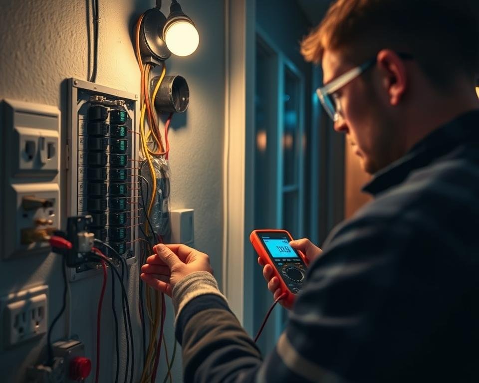 detección de fallas eléctricas en el hogar