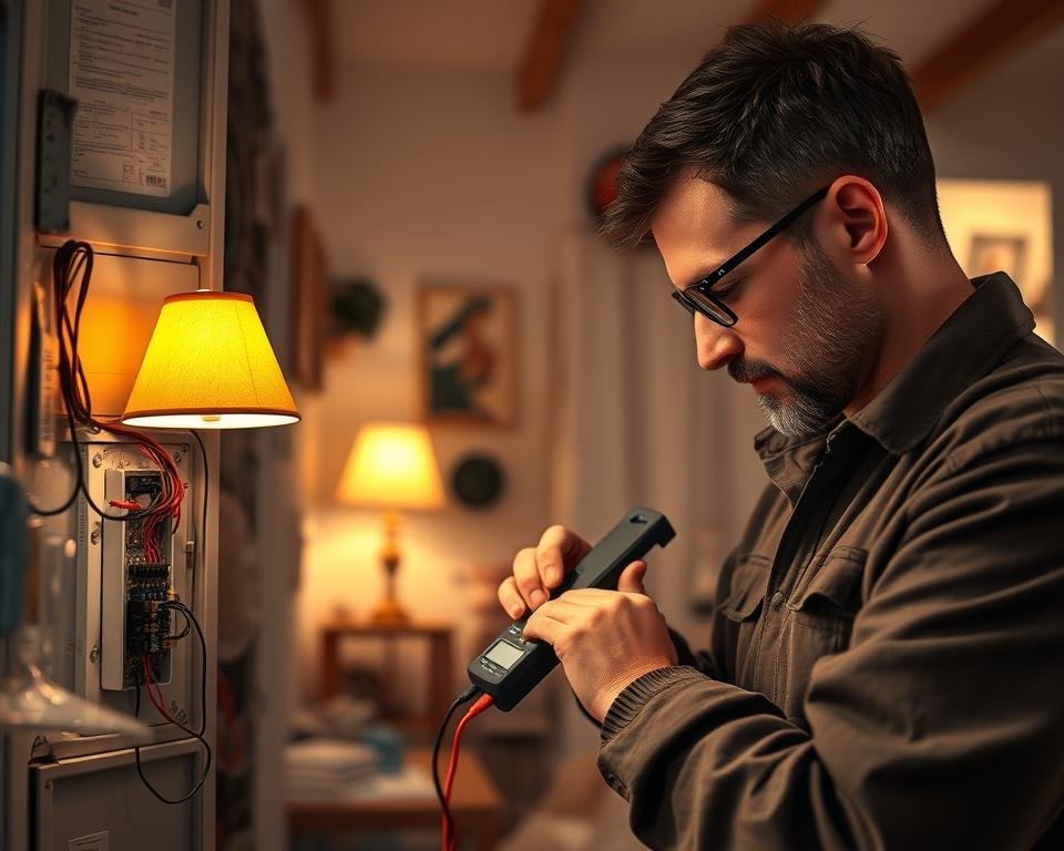 detección de fallos eléctricos en el hogar