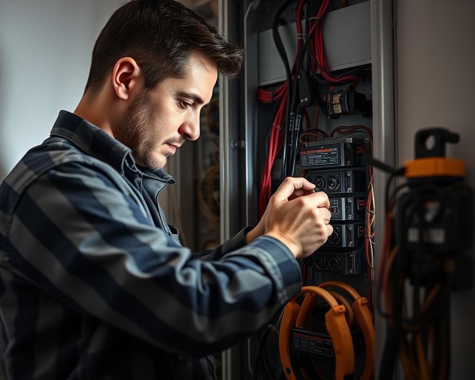 intervención electricista profesional